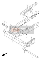 Brazo oscilante trasero (GSF650-U-S-SU)