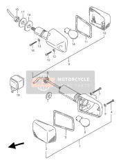 Indicatore di direzione lampada