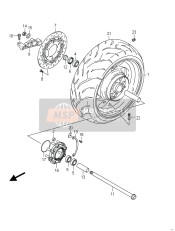 Roue arrière (VZR1800 E19)