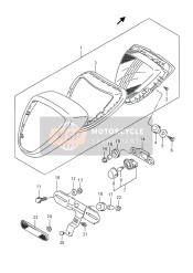 Lámpara de combinación trasera (VL1500T E19)