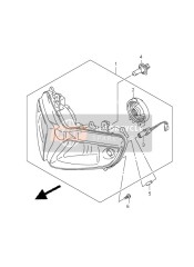 Lampe Frontale (SV650S-SU E2-E19)