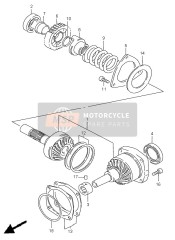 Engranaje impulsor secundario