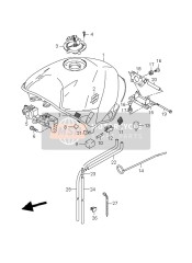 4442344G22, Hose, Water Drain Upper, Suzuki, 0