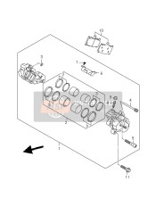 BREMSSATTEL VORNE (GSR600-U)