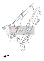 4721043CA0D5P, Cover, Frame Lh, Suzuki, 0