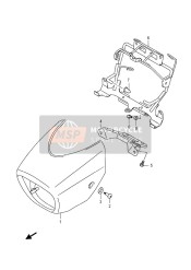 5181139G10YMD, Cover, Headlamp (Silver), Suzuki, 0