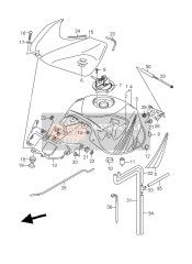 4410002H70YHF, Tank Assy, Fuel (Gray), Suzuki, 0