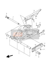 Bras oscillant arrière