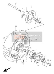 Roue arrière (GSF1200-S)