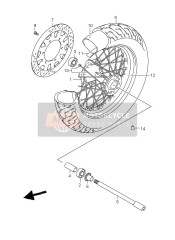 Roue avant