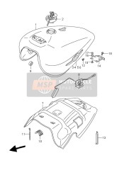 4410048G10YC3, Tank Assy, Fuel VZR1800/K7, Suzuki, 0