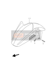 5311138G01YBA, Schutzblech, Suzuki, 0