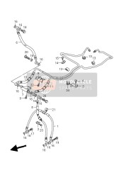 Tubo freno anteriore (GSF1250A-SA)