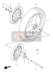 Roue avant