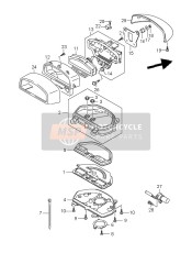 3412048G40, Snelheidsmeter, Suzuki, 0