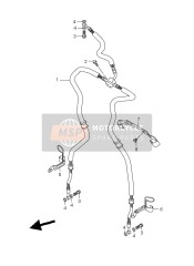 5948048G10, Hose, Front Brake, Suzuki, 0