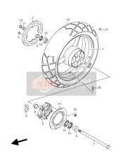 Roue arrière