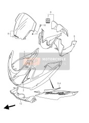 9465038G00, Lid, Meter Panel, Suzuki, 1