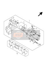 Pinza posteriore (GSX650FA-FUA)