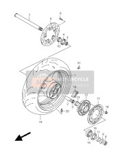 Roue arrière