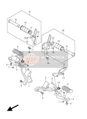 4370041F50, Voetsteun,L.A., Suzuki, 4