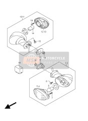 Richtingaanwijzer lamp (GSF650-A-U-UA)