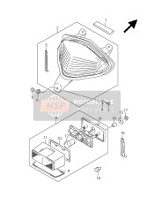 Lámpara de combinación trasera