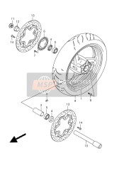 Ruota anteriore (GSX1300BKA-AUF)