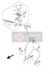 Flexible de frein avant