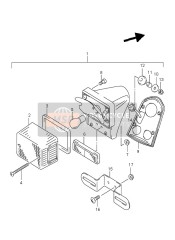 Lámpara de combinación trasera