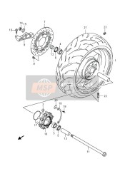 Roue arrière (VZR1800ZUF E19)