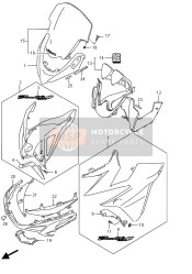 9467138GA0, Abdeckung, Suzuki, 0