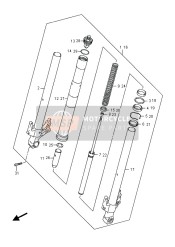 5117108J00, Spring, Front, Suzuki, 1