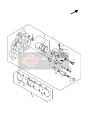 BREMSSATTEL HINTEN (GSR750A)