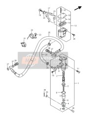 Pompa freno posteriore (GSR750)