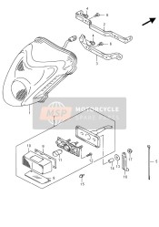 KOMBINATIONSLICHT HINTEN (GSX1300RA E19)