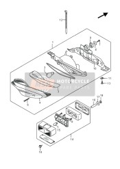 Lámpara de combinación trasera