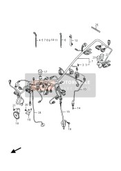 3699045H30, Abrazadera, Cableado, Suzuki, 4