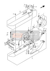 1417006J00, .Cover, Exhaust Front, Suzuki, 1