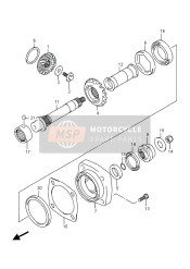 Engranaje impulsor secundario