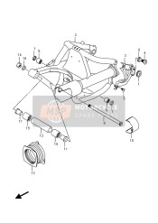 Bras oscillant arrière