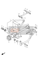 Bras oscillant arrière