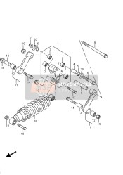 FEDERBEINHEBEL HINTEN (VZR1800BZUF E19)