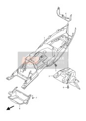 Parafango posteriore (GSF650S)