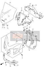 Cuerpo de la cubierta (DL650A)