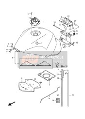 Serbatoio di carburante (GSX1300RA E19)