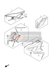 4428414J00, Cushion, Fuel Tank Cover   No.2, Suzuki, 1