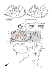 4410014J42YVB, Tank Assy, Fuel (Black), Suzuki, 2