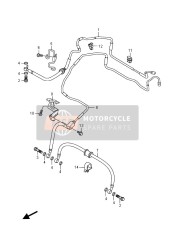 BREMSSCHLAUCH VORNE (GSX-R1000AUF)