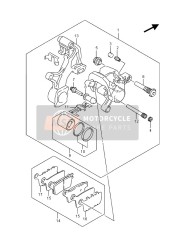 BREMSSATTEL HINTEN (GSX-R1000)